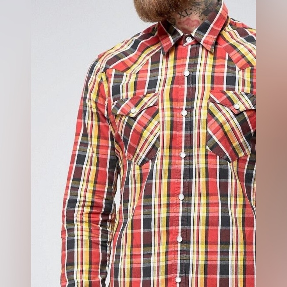 Levi’s checked western shirt